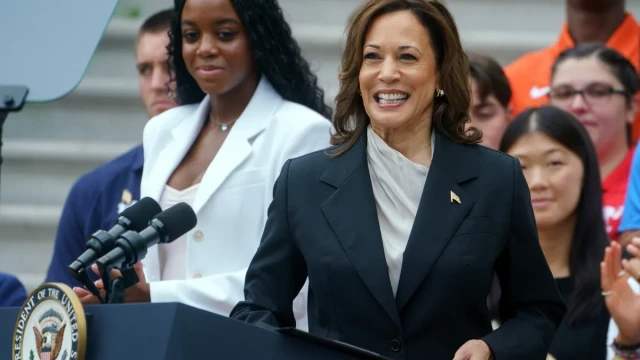 US Vice President Kamala Harris launched her campaign with a scathing personal attack on Donald Trump 23 07 2024